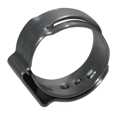 100 Pcs. 3/8" Stainless Steel Cinch Clamps, 3/8" Stainless Steel Ring, Pex Cinch - Image 1 of 4