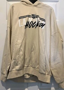 Los Angeles Kings Levelwear Contact Pullover Hoodie -Cream Size L - Picture 1 of 10