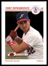 1991 Line Drive AAA Tony DeFrancesco Nashville Sounds #255