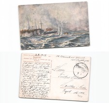 (k10777) Skagerrak Battle by SMS Derfflinger to Lauter, estate ham