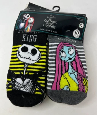 Paquete de 10 calcetines Disney Pesadilla antes de Navidad para mujer talla 4-10 *LEER* Foto 1 de 4