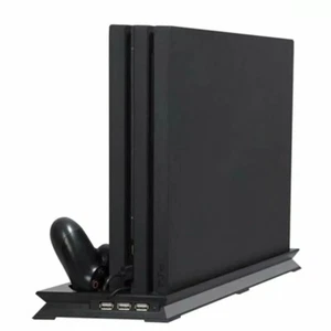 Lüfter Vertikal Ständer Ladestation für PS4 Pro/Slim Controller Ladegerät - Bild 1 von 5