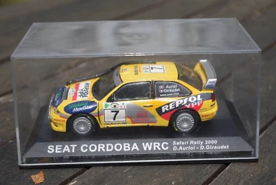 SEAT CORDOBA WRC SAFARI RALLY 2000 #7 comme neuf en boite 1/43 DEAGOSTINI - Photo 1/3