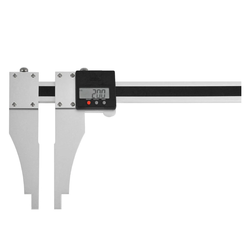 ASIMETO GERMANY Digitaler Werkstattmessschieber aus Aluminium 500 / 800 / 1000 / 1500 mm