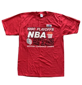 De colección Nuevo con etiquetas 1990 Portland Trail Blazers Western Conf Champions Talla XL EE. UU. NBA - Imagen 1 de 10