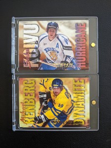 1996 Swedish Semic Wien Super Chase Saku Koivu Mikael Renberg Hurricane Dynamite