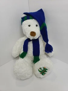 Gund Christmas Holiday Teddy Bear Vintage 1986 Heads and Tails - Picture 1 of 7