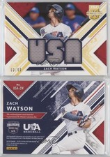 2019 Panini Elite Extra Edition USA National Team Materials Gold /99 Zach Watson