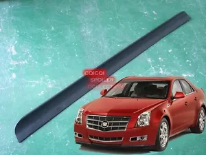 Matte Black Cadillac 2008~2013 CTS Sedan roof spoiler ◎ - Foto 1 di 4