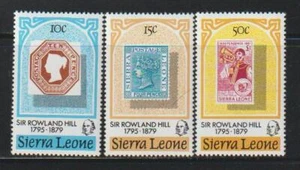 SIERRA LEONE STAMPS 1979 DEATH ANNIV SIR ROWLAND HILL MNH - MISC24-336 - Picture 1 of 1
