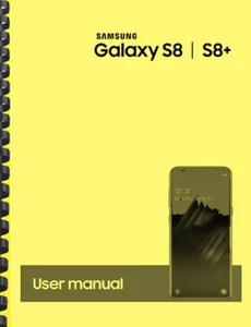 Samsung Galaxy S8 S8+ Verizon OWNER'S USER MANUAL - Picture 1 of 3