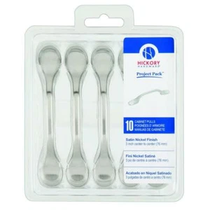 Project Pack 3 in. Center-to-Center Metropolis Satin Nickel Cabinet Pulls (10-Pa - Picture 1 of 2