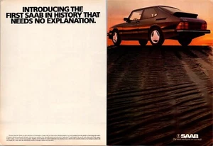 1985 • Saab Printanzeige • Vintage 80er Jahre 900 Turbo ADV-51 - Bild 1 von 4