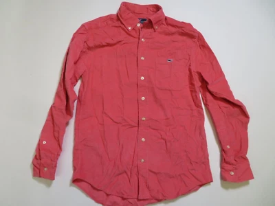 Vineyard Vines Corduroy Shirt Mens Small Button Down Salmon Pink Tucker - Image 1 of 4