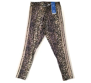 ADIDAS Originals Tights Womens Size S Leopard Print SLIM FIT HK5191 - Picture 1 of 7