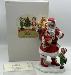 Pipka 2005 RAGGEDY ANN & ANDY Weihnachtsmann Figur Echtheitszertifikat #1071 mit Box - Bild 1 von 15