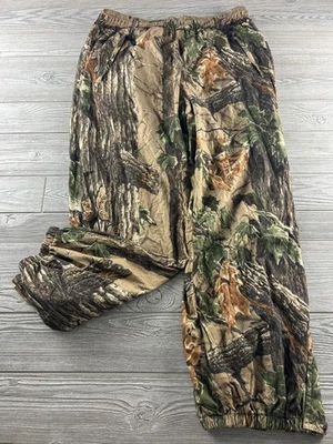 Cabelas Real Tree Outdoor Gear Men's Camo Pants Zip Mesh Lined Size XL Wind - Image 1 of 4