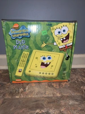 Spongebob Squarepants DVD Player Brand New Unused Original Box Nickelodeon Rare - Image 1 of 4