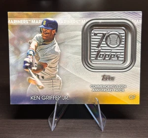 2021 TOPPS 70th Patch Ken Griffey Jr. #70LP-KG Mariners HOF Commemorative - Picture 1 of 2