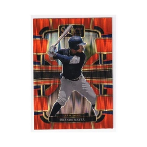 Brandon Mayea 2024 Panini Select Concourse 64 Orange Flash Prizm Yankees - Picture 1 of 3