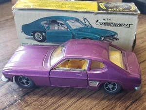 Vintage Dinky Toys #165 Ford Capri in Box Puple mit gelbem Interieur - Bild 1 von 19
