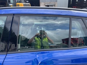 SKODA ENYAQ DOOR GLASS WINDOW REAR LEFT 2020-2024 - Afbeelding 1 van 7
