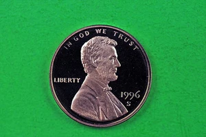 1996-S Deep Cameo Lincoln Penny US GEM Proof Coin - Picture 1 of 1