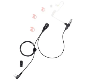 Słuchawki Commountain PTT mikrofon do radia Kenwood Baofeng BTECH Retevis 2-pin - Zdjęcie 1 z 5