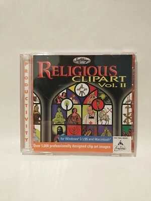 Vintage Religious Clip Art Vol II  Mac CD ROM  Windows 3.1 /95 and Macintosh - Image 1 of 4