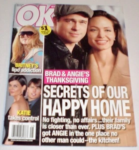 OK! WEEKLY MAGAZINE ~ Nov 26, 2007 ~ Brad & Angelina ~ Britney B-2-3 ~ BRAND NEW - Bild 1 von 1