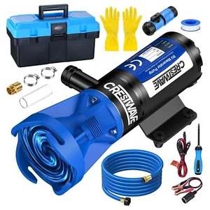 12V RV Macerator Pump 12GPM Self-Priming Sewage Pump All-in-One Kit - Picture 1 of 6
