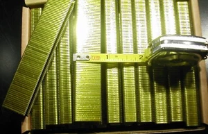18 gauge 3/8" Narrow Crown Staples 5000/bx Galvanized Chisel Point 3/4" long - Picture 1 of 2