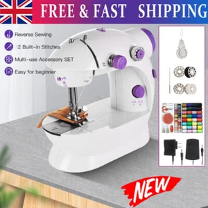Electric Sewing Machine Multi Function Mini Portable Desktop Tailor Household * - Picture 1 of 14