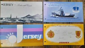31 Jersey Presentation Packs with Mint Stamps, 1970s -80s - Picture 1 of 13