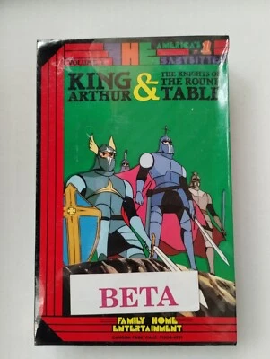 Toei King Arthur & The Knights Of Round Table BETA SEALED NOT VHS 1979 F.H.E. 👀 - Image 1 of 4