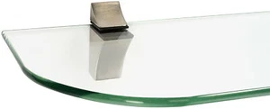 Estante de vidrio ib style® 6 mm estante de pared suelo de vidrio estante de baño vidrio INCL. CLIPS - Imagen 1 de 3