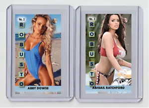Abby Dowse rare MH Robusto #'d x/3 Tobacco card no. 2 - Picture 1 of 1