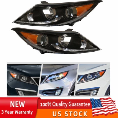 FOR KIA Sportage 2013 2014 2015 2016 Halogen Headlight Assembly W/ LED DRL Lamps Foto 1 de 4