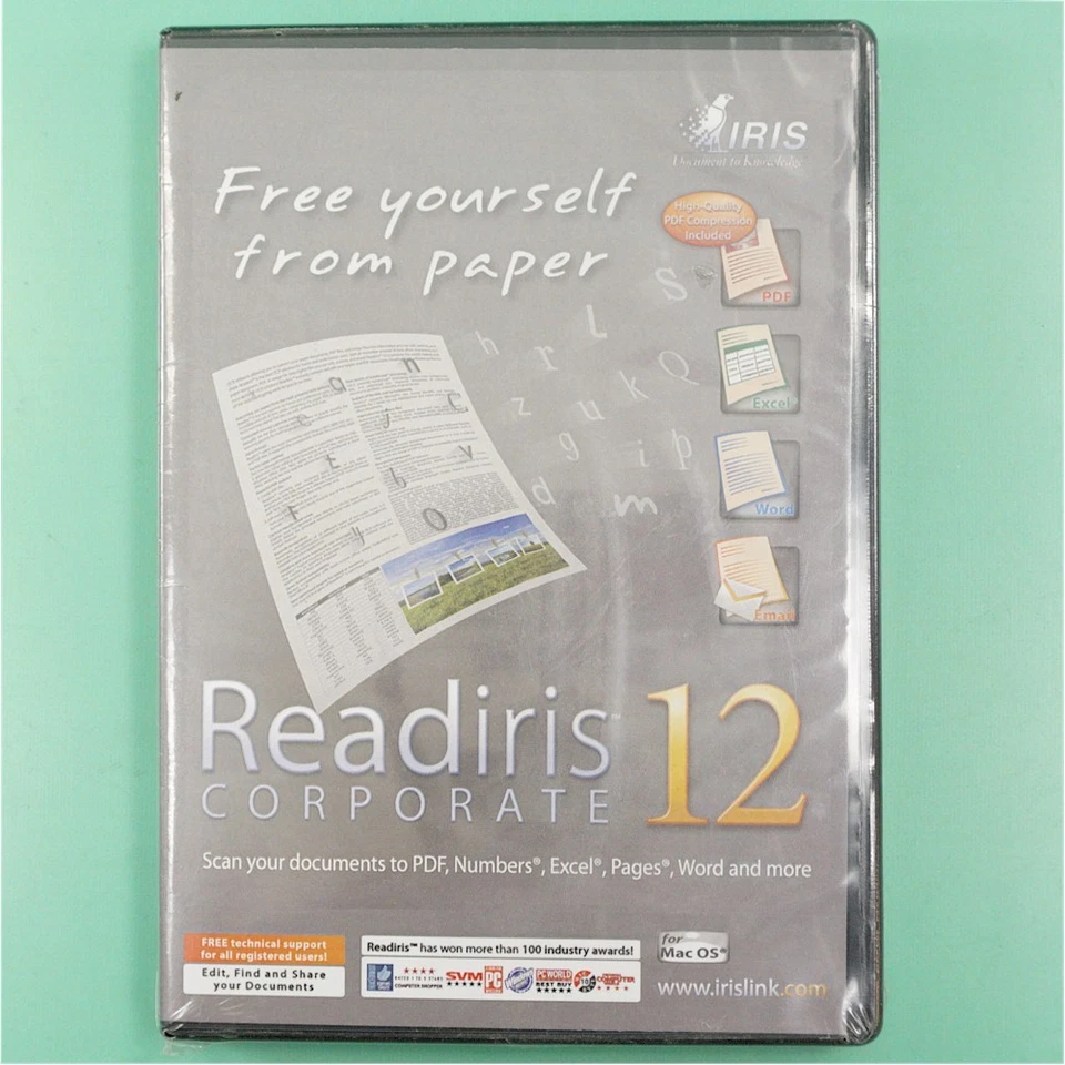 NEW I.R.I.S. Inc Readiris Corporate 12 OCR Software for MAC - Image 1 of 4