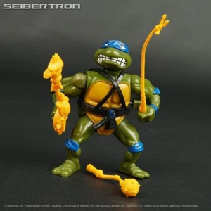 Wacky Action SWORD SLICING LEONARDO complete TMNT Ninja Turtles 1990 Leo 231208F - Picture 1 of 8