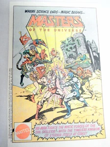 1984 Color Ad Mattel Masters of the Universe MOTU - Picture 1 of 1