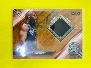 Tommaso Ciampa WWE Mat Relic Patch Topps Wrestling Bronze Parallel /99 2019 Card - Picture 1 of 1