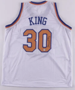 Bernard King Signed New York Knicks Jersey (PSA/DNA COA) 4xNBA All Star Forward - Picture 1 of 6