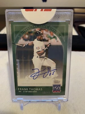 2019 Topps Now 150 Years of Baseball Card #70A Frank Thomas Auto Card #05/49🔥 - Image 1 of 3
