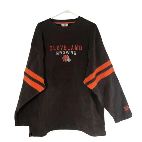 Cleveland Browns NFL Pullover Sweatshirt Mens XXL Cover