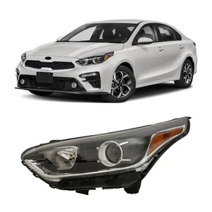 Left Headlight For 2019 2020 2021 Kia Forte Sedan Halogen no LED Driver Side - Picture 1 of 4