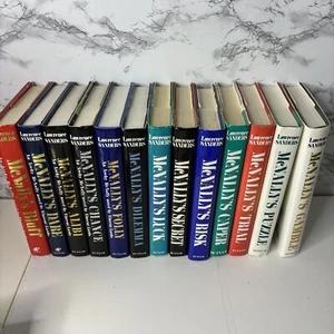 LOT OF 13 LAWRENCE SANDERS:MCNALLYS HCDJ ARCHY MCNALLY SERIES 1992-2004 DJ FICT - Picture 1 of 16