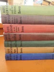Set of 7 - Dave Dawson Books - HC by R. Sidney Bowen - Picture 1 of 17