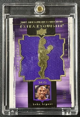KOBE BRYANT 2009-10 UPPER DECK EXQUISITE COLL #X-KB EXTRA GAME-USED JERSEY 27/50 - Image 1 of 2