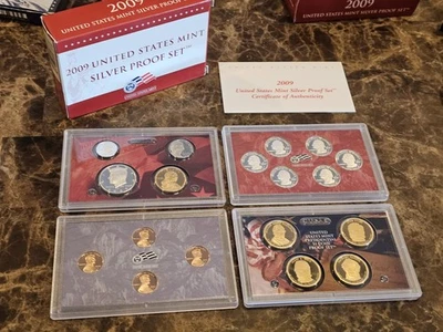 2009 S Silver Proof Set - US Mint - 18 Coins - OGP - Image 1 of 4